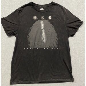 H.E.R. Back Of My Mind Tour Merch Black Shirt XL